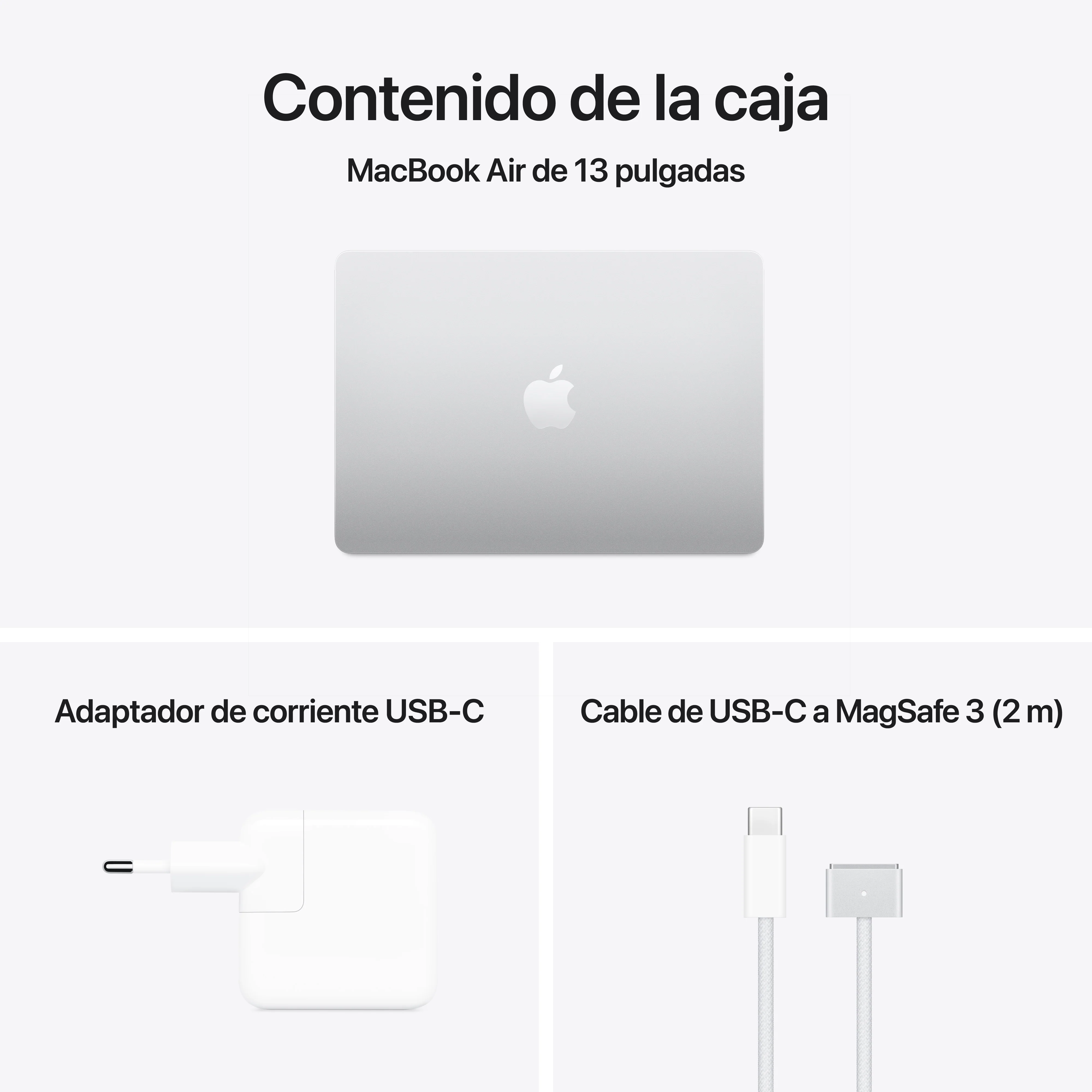 MacBook Air de 13 pulgadas: Chip M4 de Apple con CPU de 10 núcleos y GPU de 10 núcleos, 512 GB SSD - Plata - Image 11