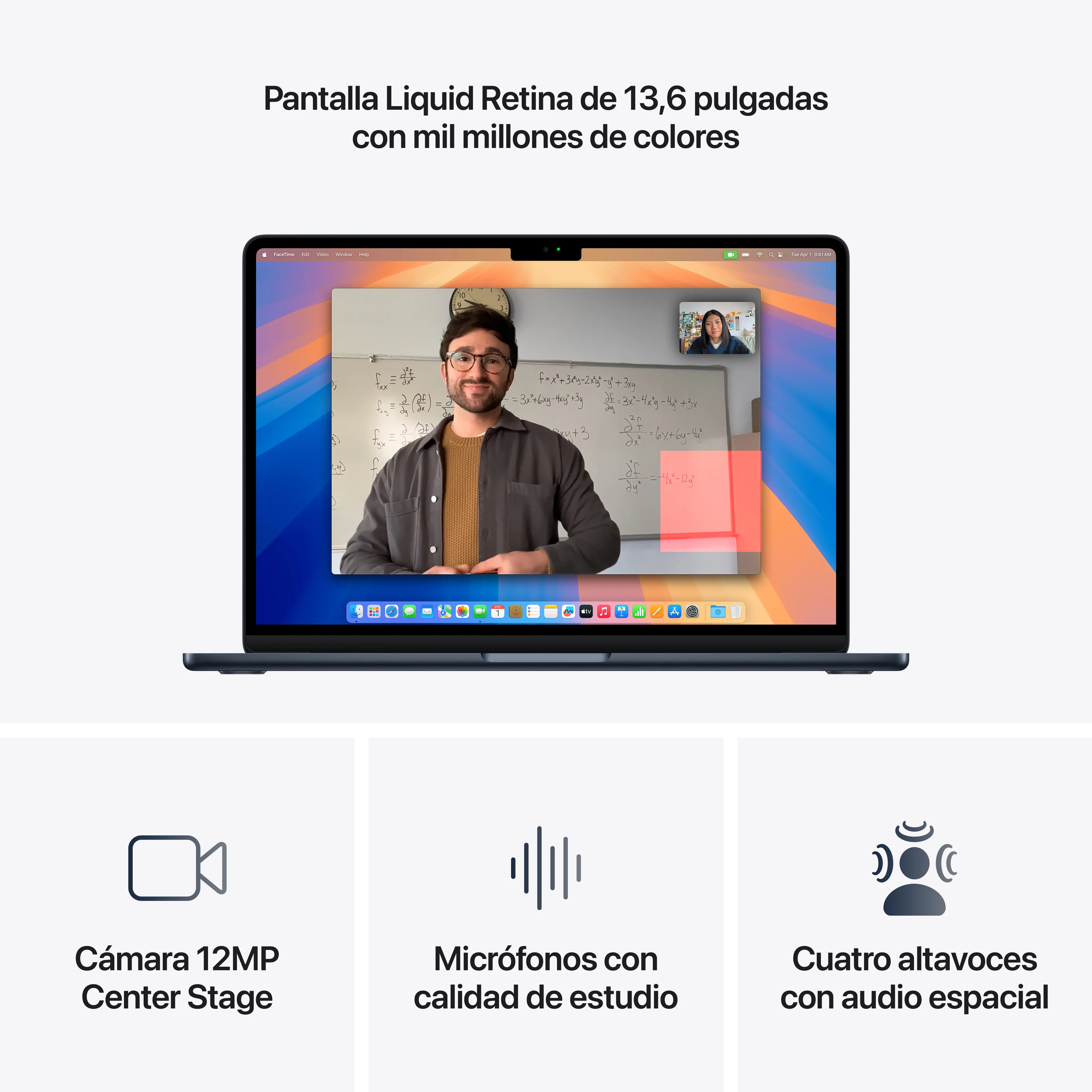 MacBook Air de 13 pulgadas: Chip M4 de Apple con CPU de 10 núcleos y GPU de 10 núcleos, 512 GB SSD - Medianoche - Image 5