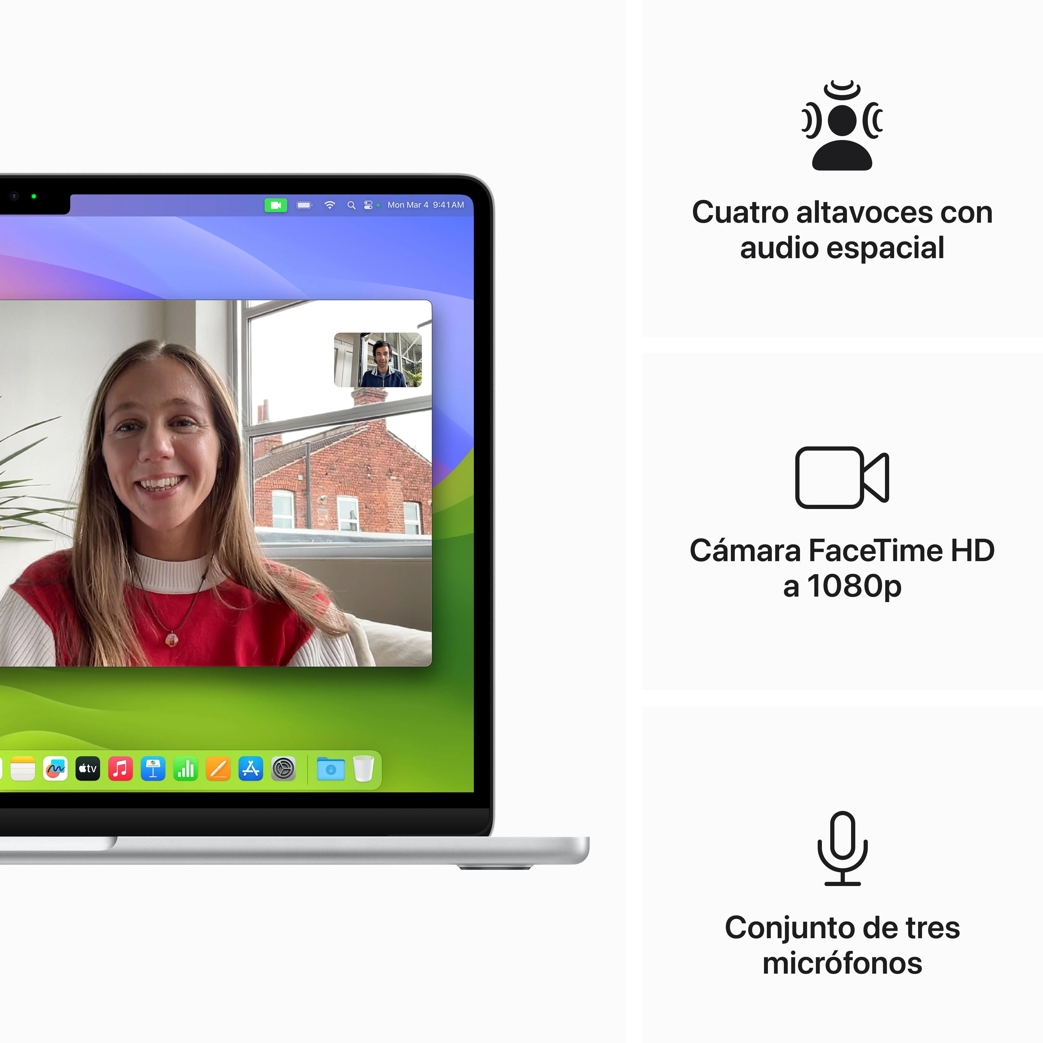 MacBook Air de 13 pulgadas: Chip M3 de Apple con CPU de ocho núcleos y GPU de diez núcleos, 512 GB SSD - Plata - Image 6