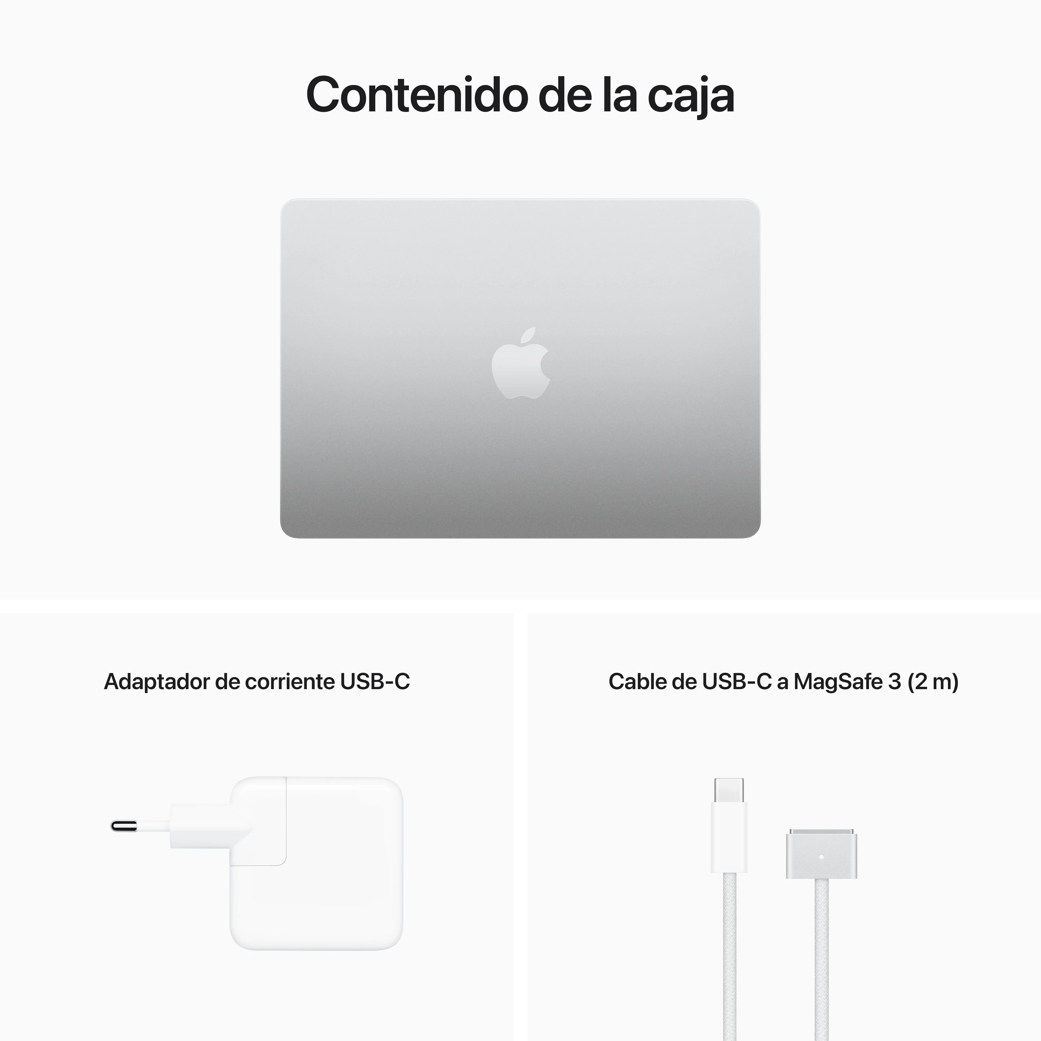 MacBook Air de 13 pulgadas: Chip M2 de Apple con CPU de ocho núcleos y GPU de ocho núcleos, 256 GB SSD, 35W - Plata - Image 11