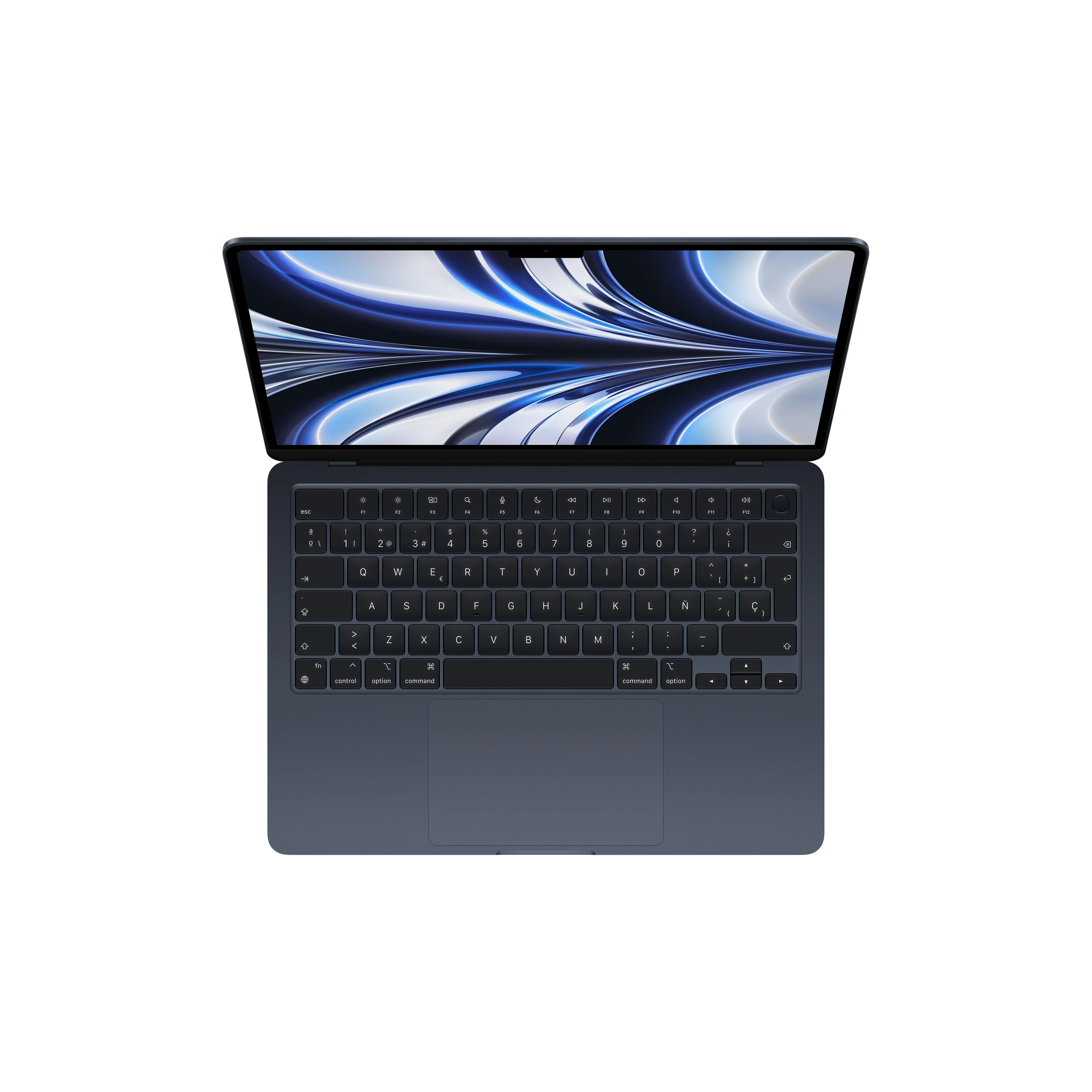 MacBook Air de 13 pulgadas: Chip M2 de Apple con CPU de ocho núcleos y GPU de diez núcleos, 512 GB SSD, 16 GB RAM - Negro Noche - Image 3