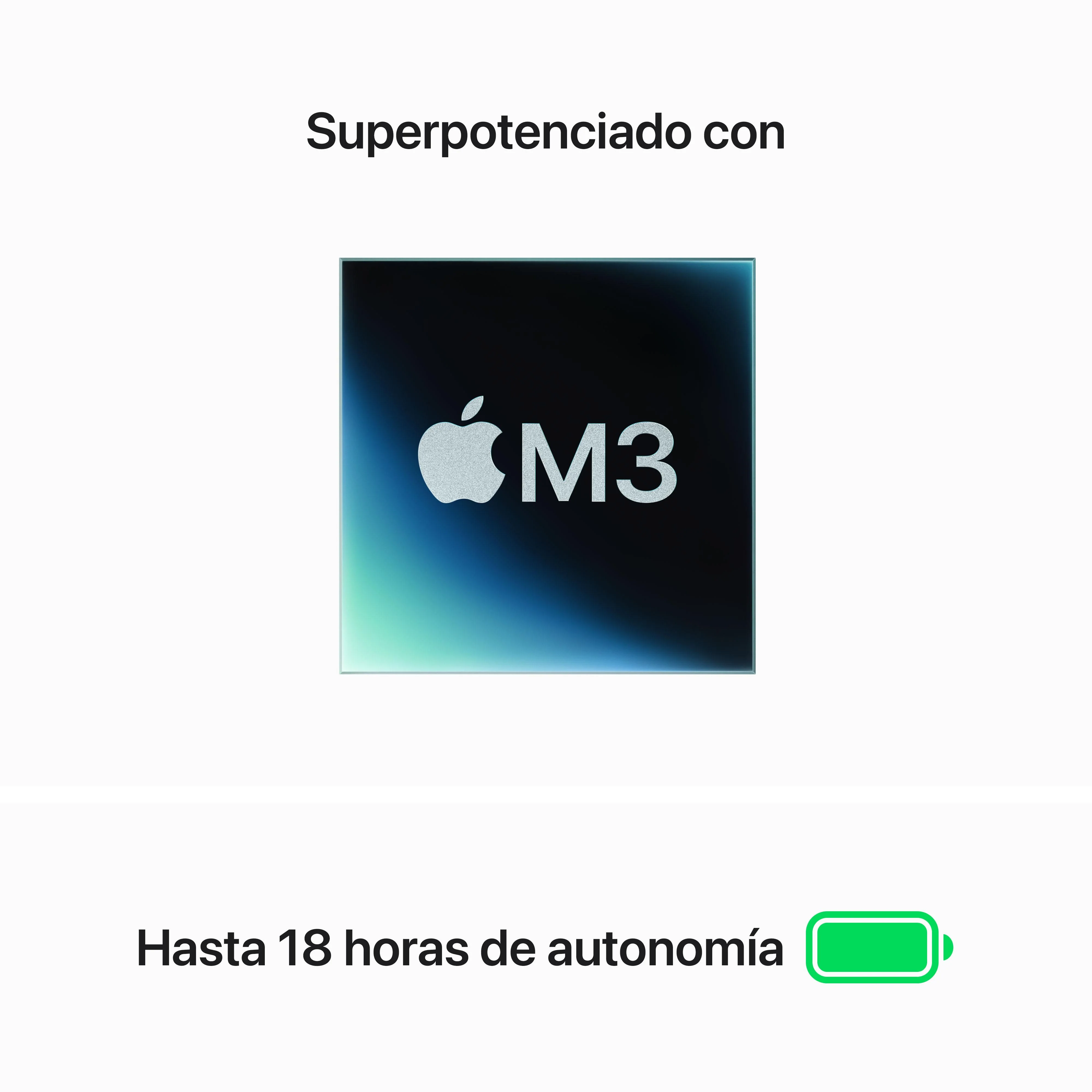 MacBook Air de 15 pulgadas: Chip M3 de Apple con CPU de ocho núcleos y GPU de diez núcleos, 256 GB SSD - Medianoche - Image 4