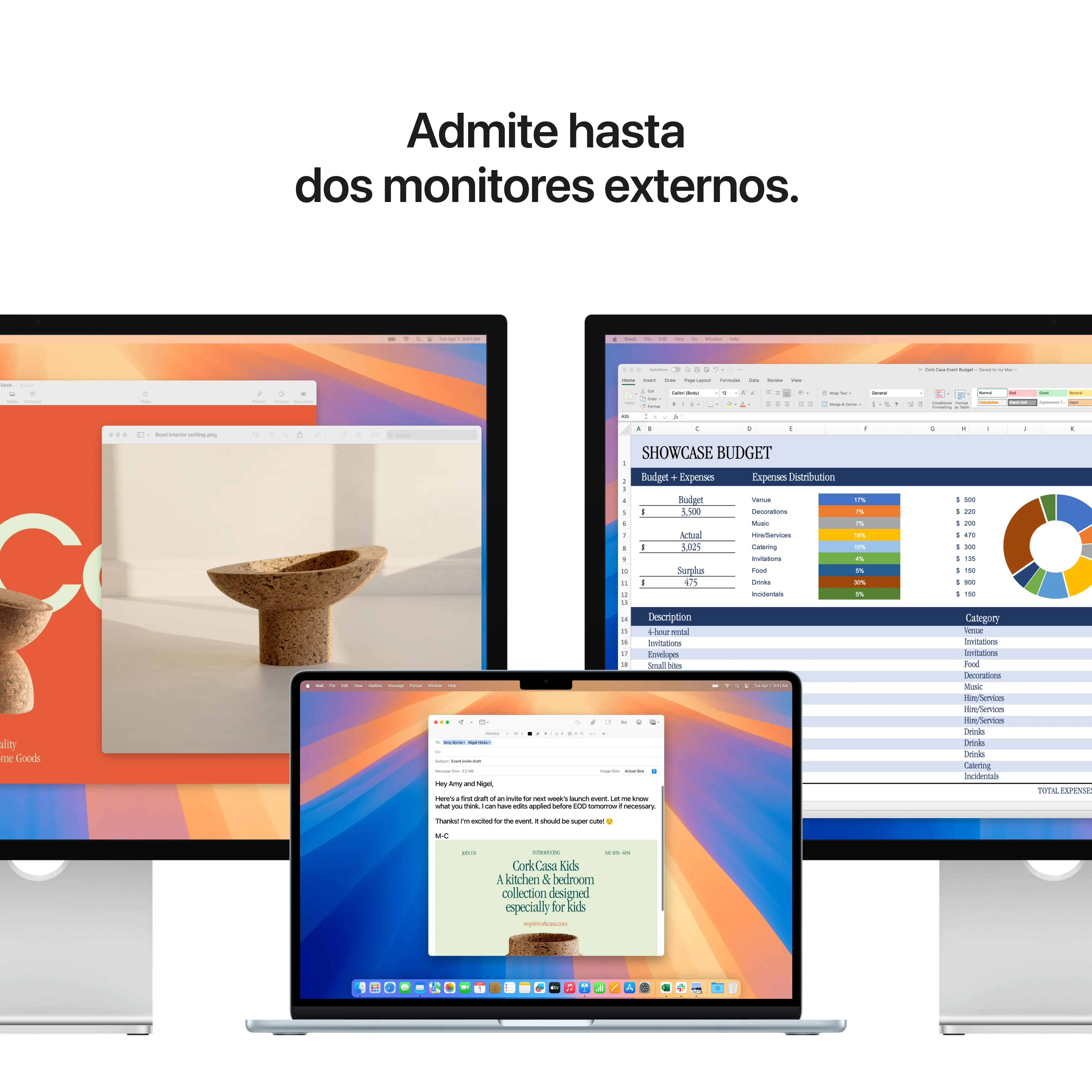 MacBook Air de 15 pulgadas: Chip M4 de Apple con CPU de 10 núcleos y GPU de 10 núcleos, 256 GB SSD - Medianoche - Image 9