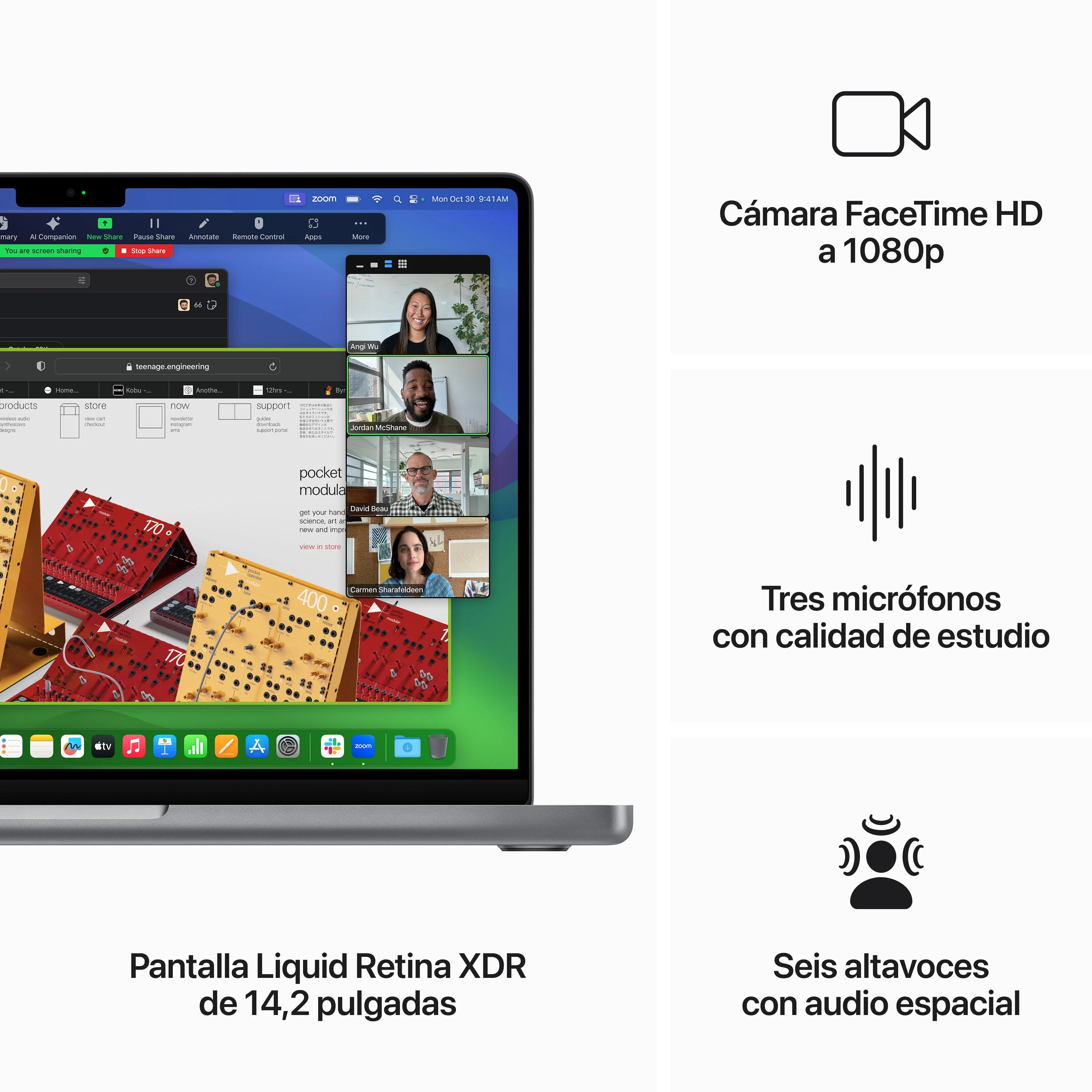 MacBook Pro de 14 pulgadas: Chip M3 de Apple con CPU de ocho núcleos y GPU de diez núcleos, 1 TB SSD - Gris espacial - Image 5