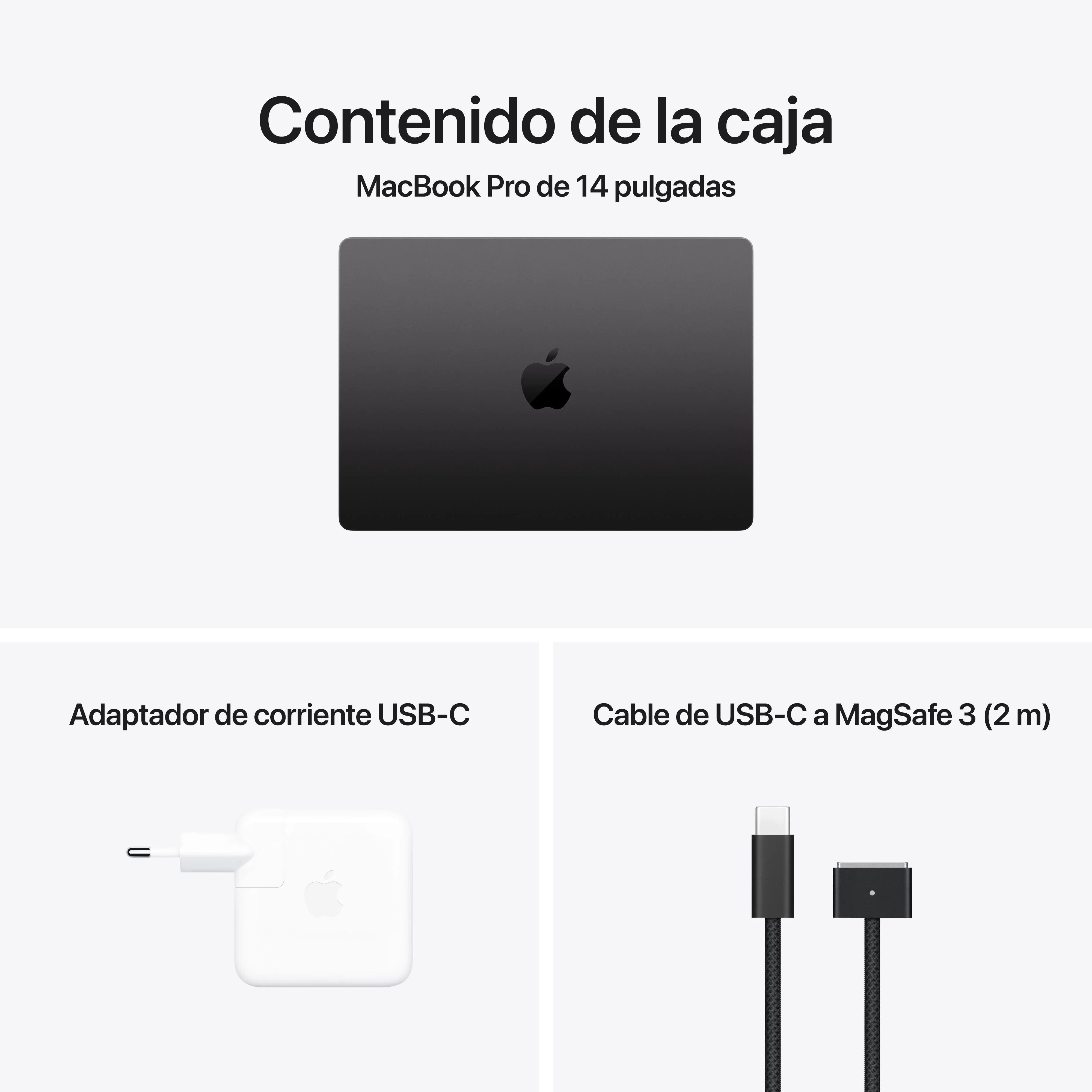 MacBook Pro de 14 pulgadas: Chip M4 de Apple con CPU de 10 núcleos y GPU de 10 núcleos, 1 TB SSD - Negro espacial - Image 8