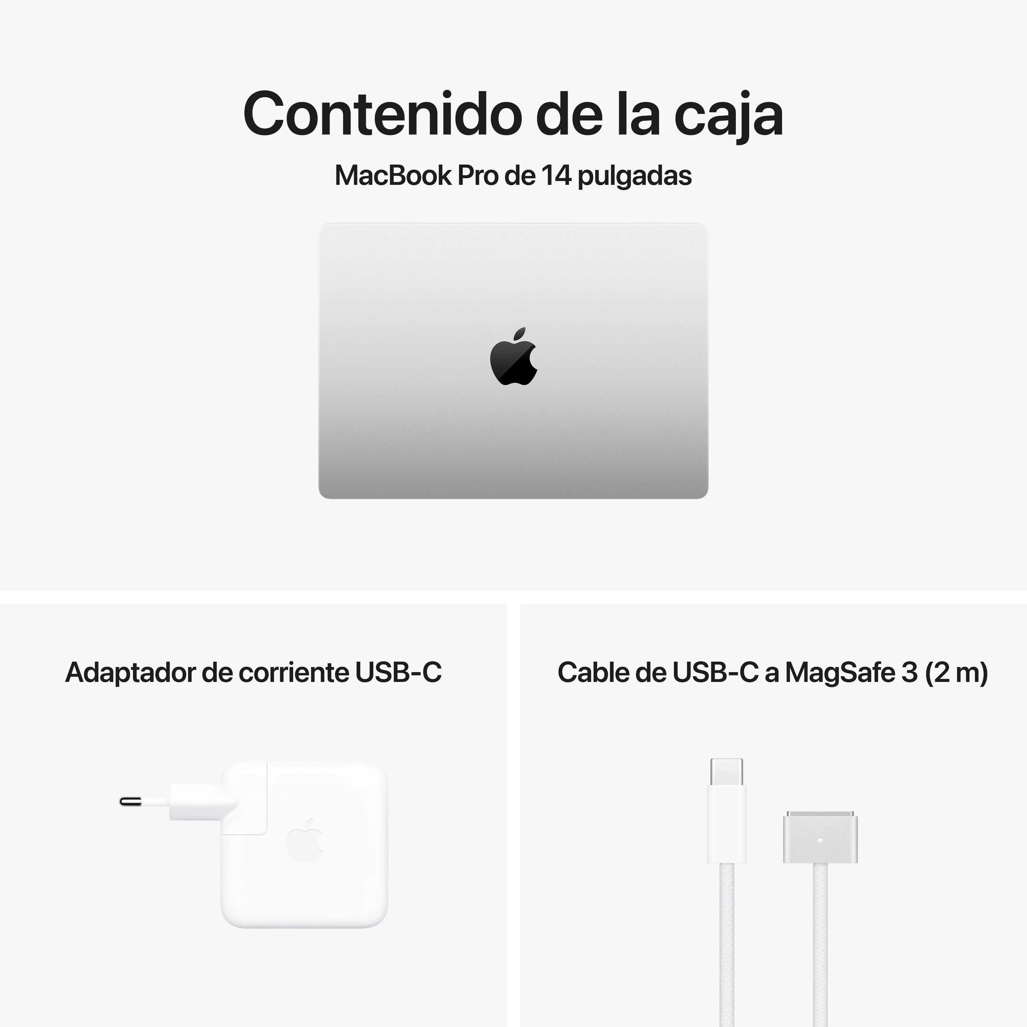 MacBook Pro de 14 pulgadas: Chip M4 Pro de Apple con CPU de 12 núcleos y GPU de 16 núcleos, 512 GB SSD - Plata - Image 8