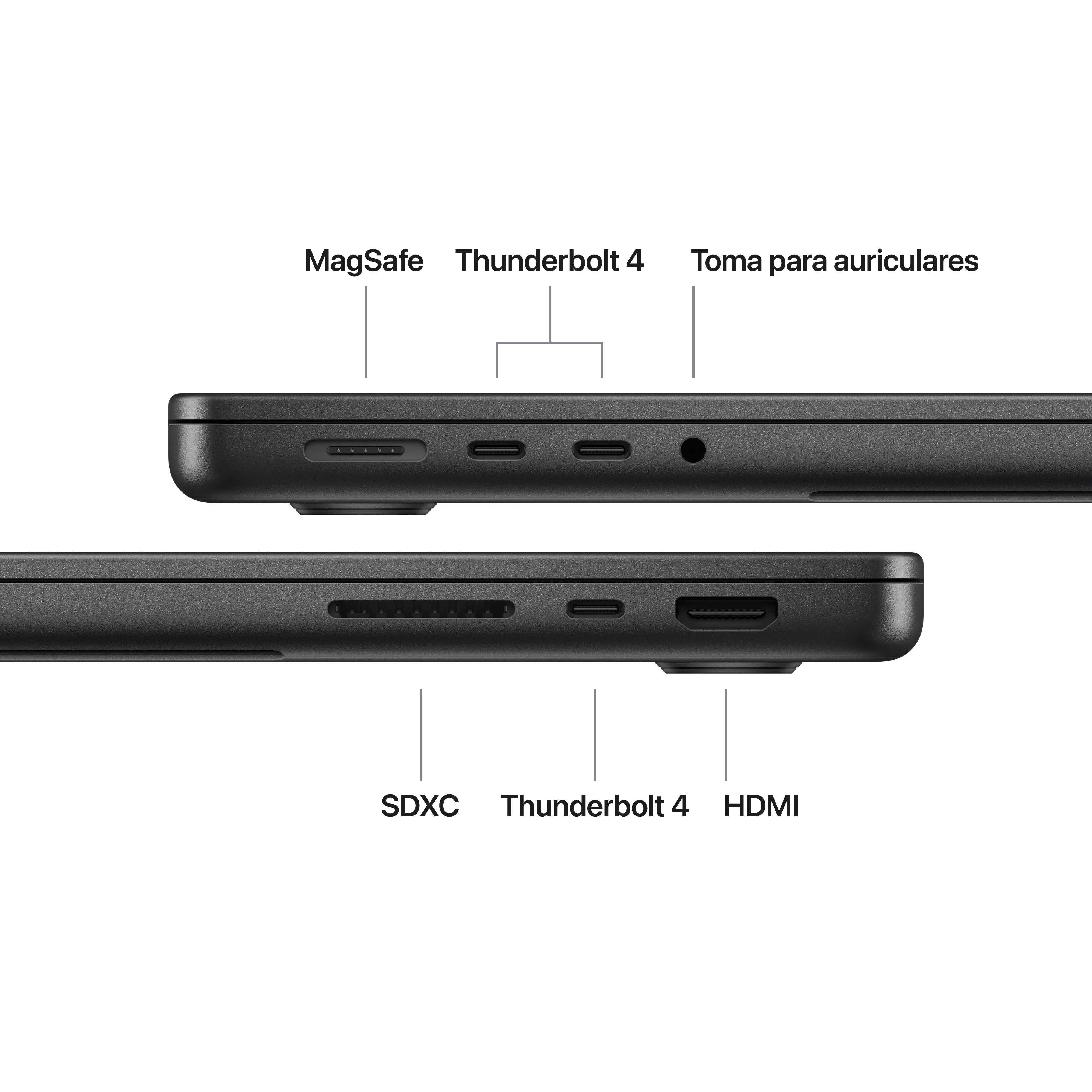 MacBook Pro de 14 pulgadas: Chip M5 de Apple con CPU de 10 núcleos y GPU de 10 núcleos, 1 TB SSD - Negro espacial - Image 7