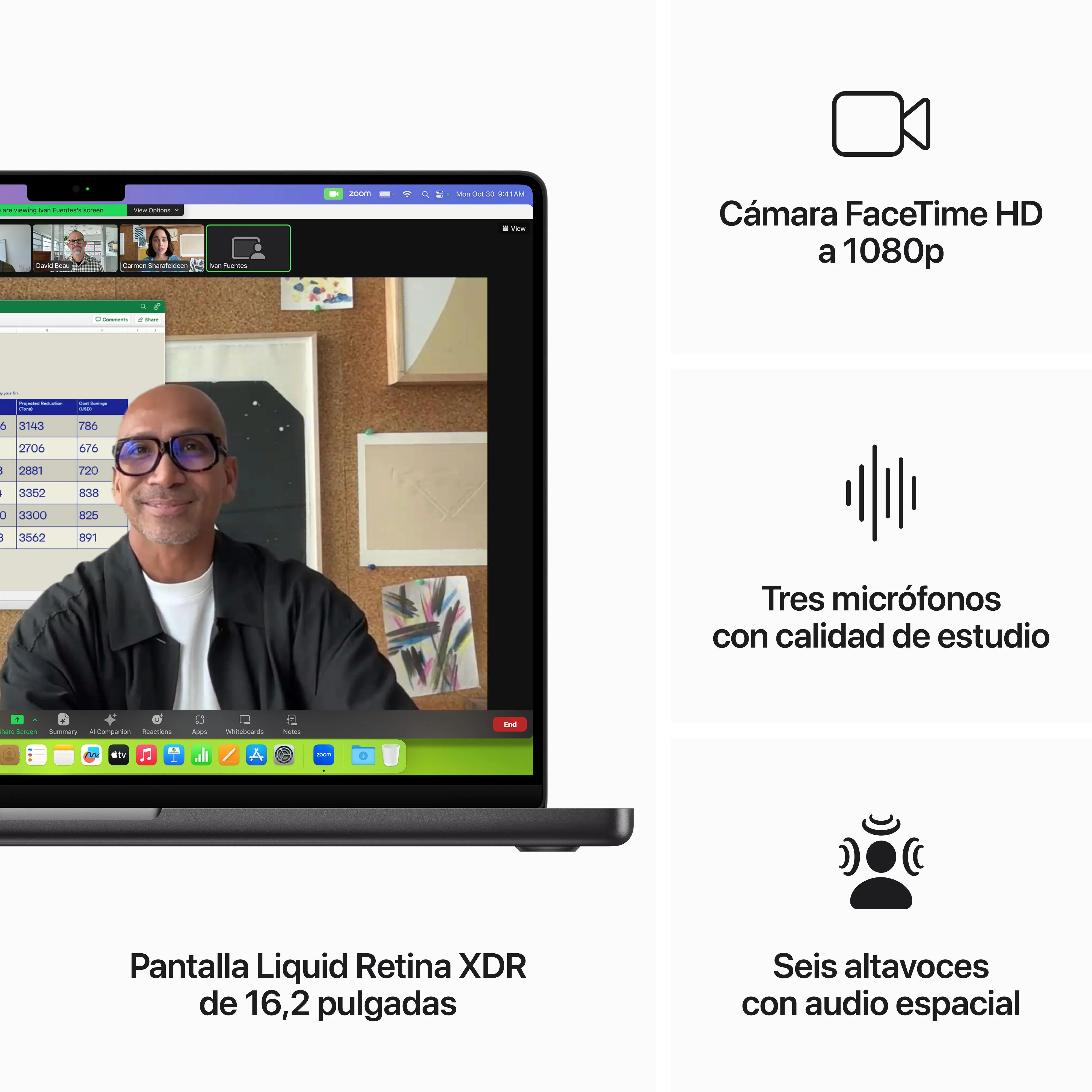 MacBook Pro de 16 pulgadas: Chip M3 Max de Apple con CPU de dieciséis núcleos y GPU de cuarenta núcleos, 1 TB SSD - Negro espacial - Image 5