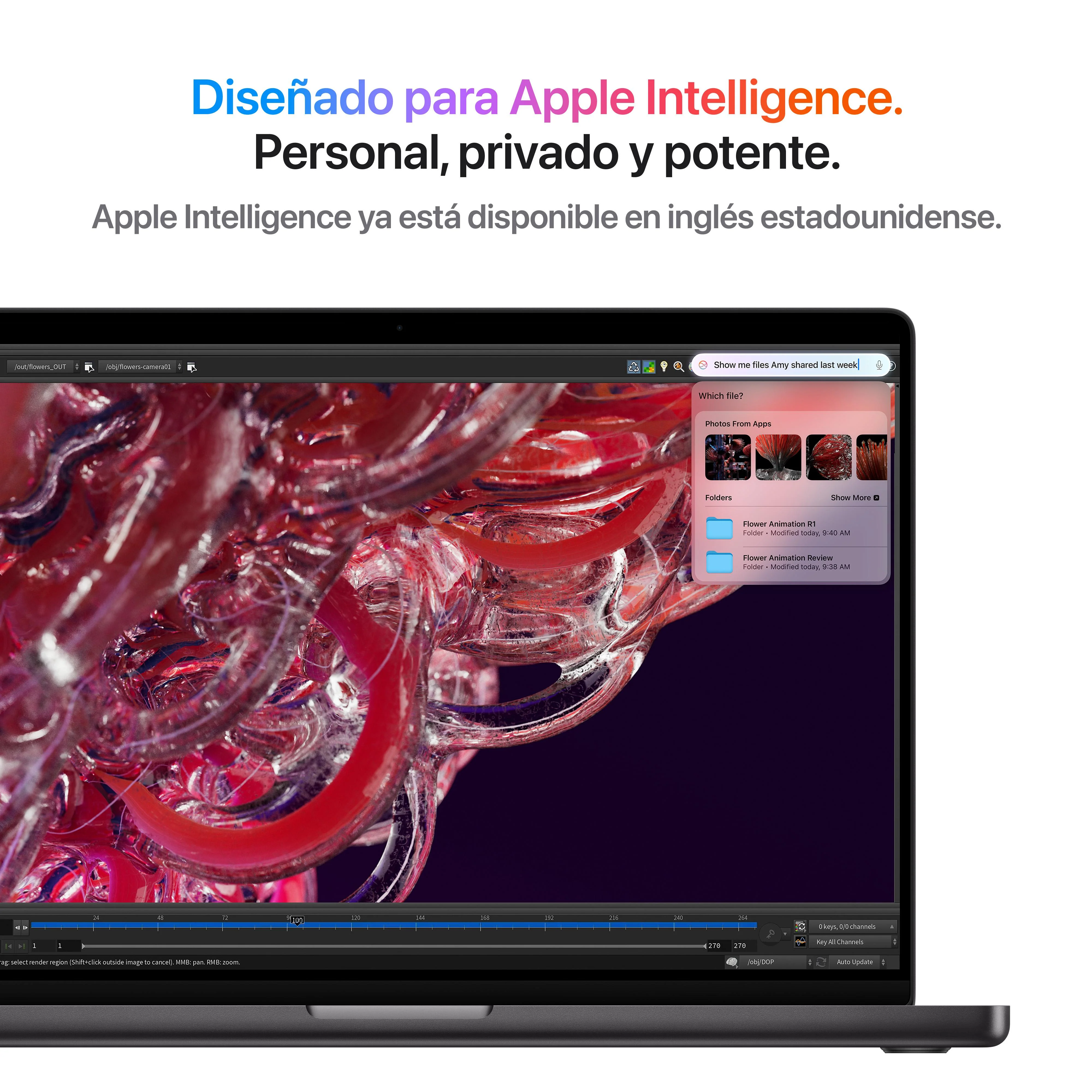 MacBook Pro de 16 pulgadas: Chip M4 Pro de Apple con CPU de 14 núcleos y GPU de 20 núcleos, 512 GB SSD - Plata - Image 4
