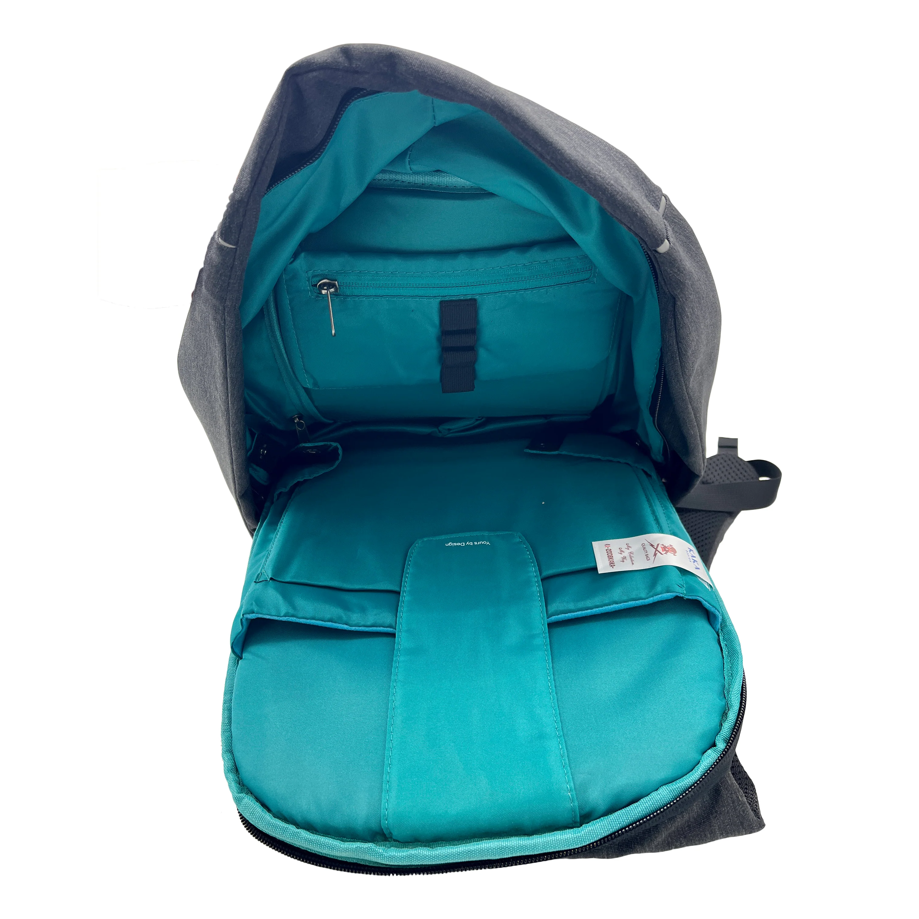 Mochila antirobo de INTECAT - Gris Espacial - Image 4