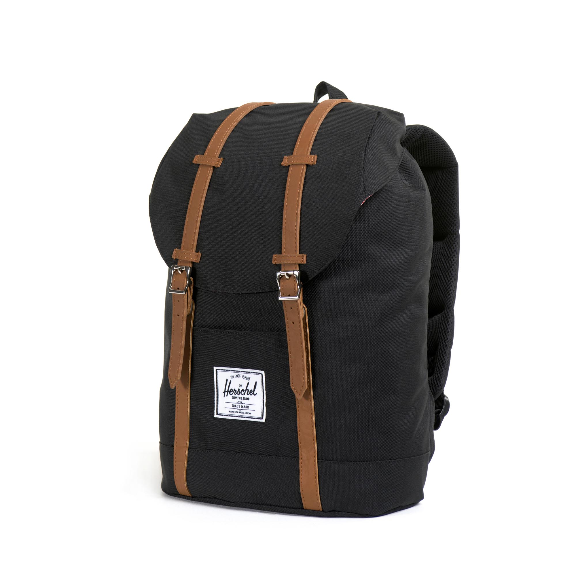 Mochila Retreat Classic de Herschel - Negro/Marrón - Image 3