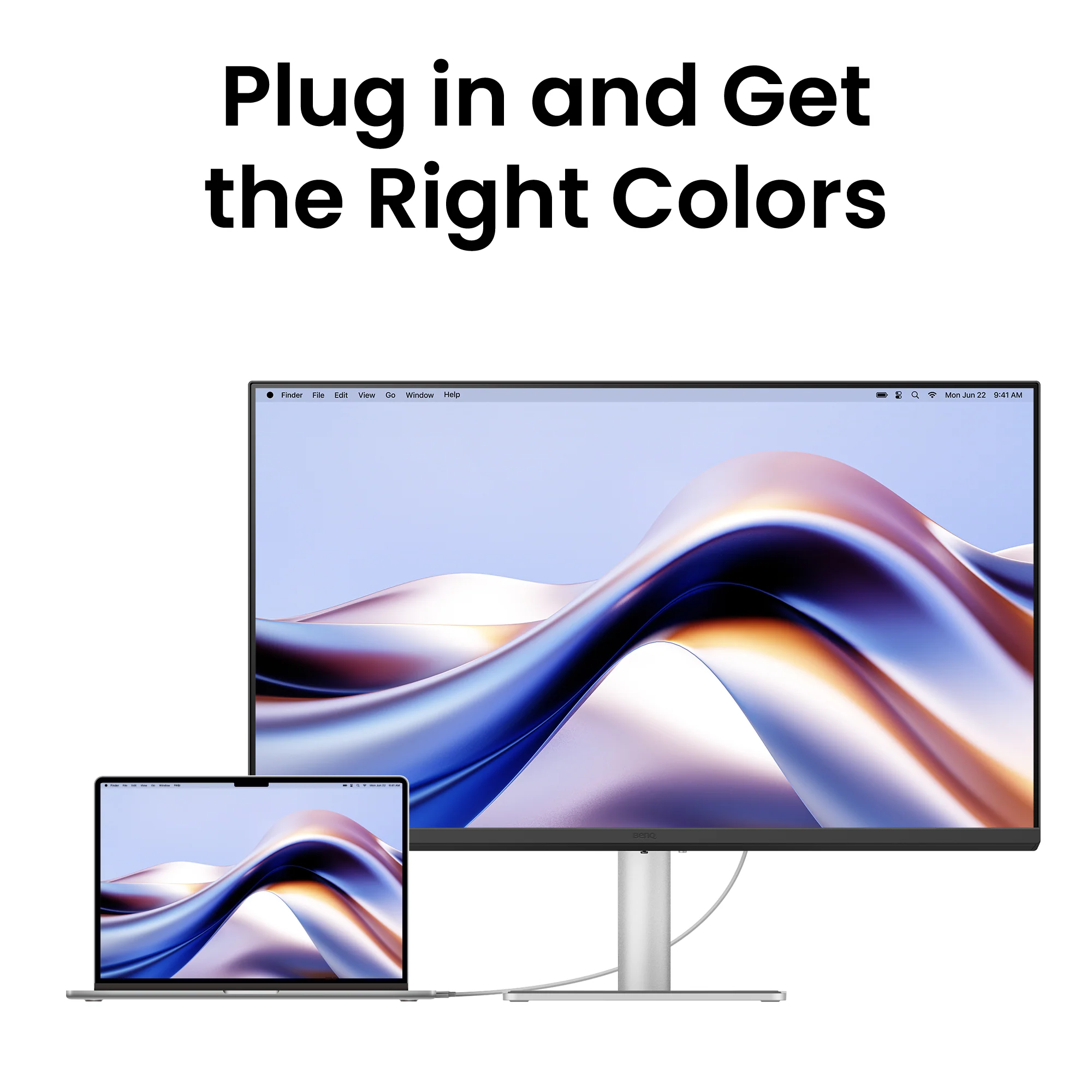 Monitor 4K UHD de 27" para Mac MA270U de BenQ - Nano Matte - Image 7