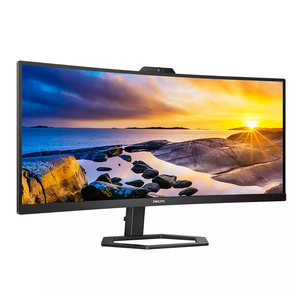 Monitor de 34" LCD curvo con webcam de Philips - Image 10