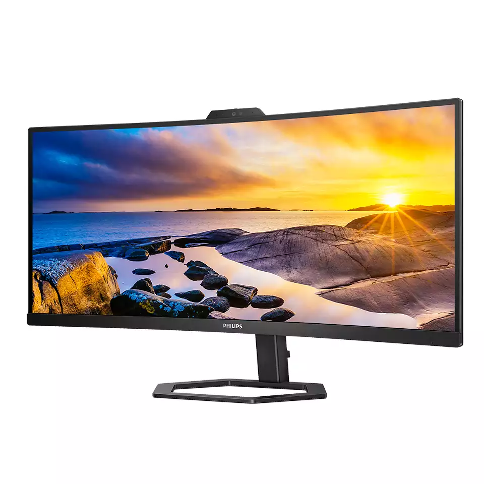 Monitor de 34" LCD curvo con webcam de Philips - Image 6