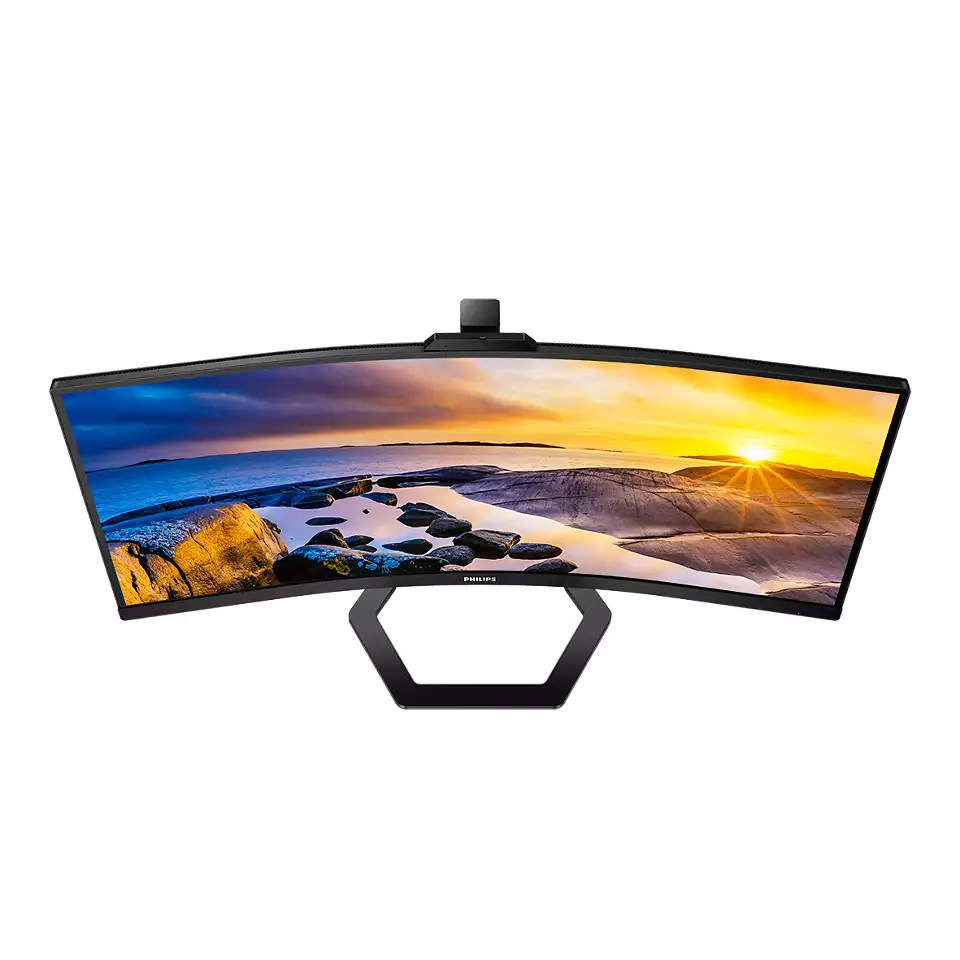 Monitor de 34" LCD curvo con webcam de Philips - Image 7
