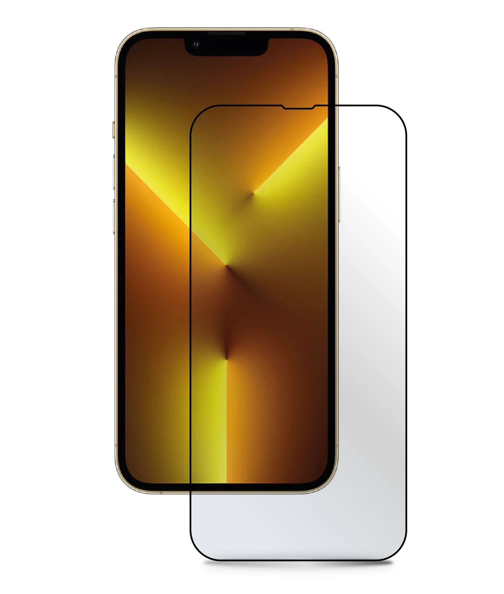 Protector de pantalla Premium para iPhone 13 Pro Max/14 Plus MagDefence + de RockGlass