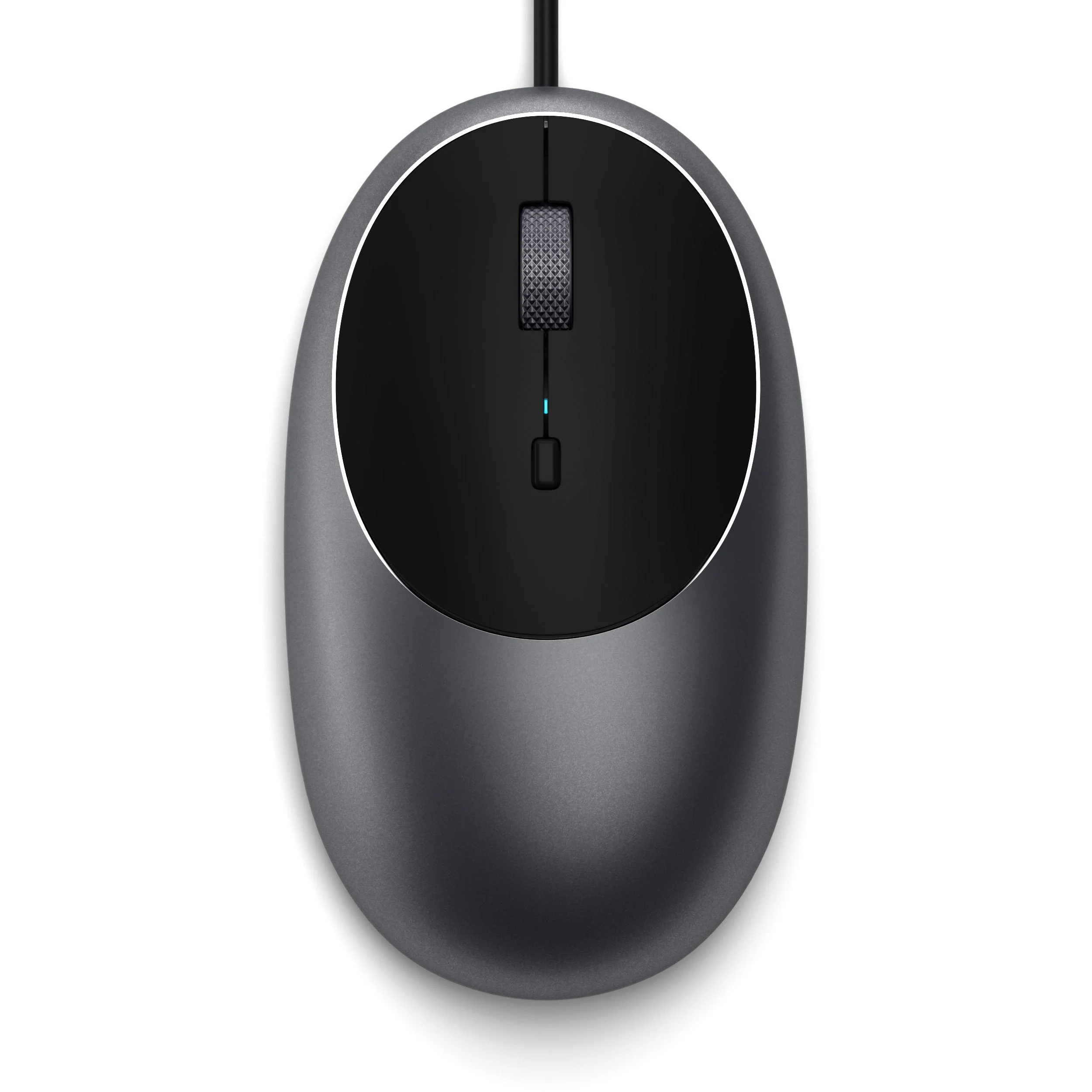 Ratón con cable USB-C C1 de Satechi - Gris espacial