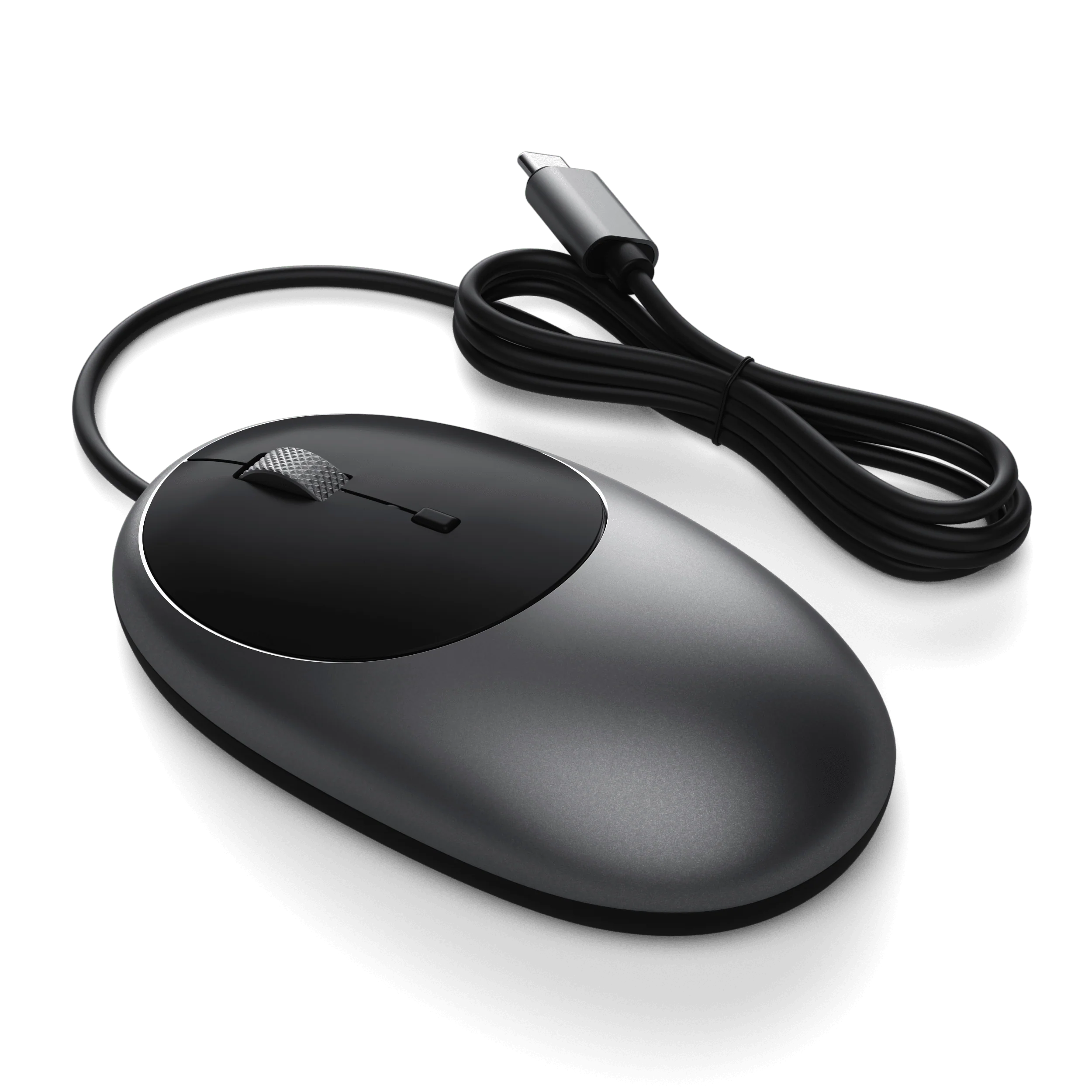 Ratón con cable USB-C C1 de Satechi - Gris espacial - Image 2
