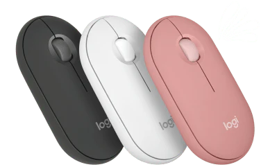 Ratón inalámbrico Pebble Mouse 2 M350S de Logitech - Rosa - Image 6