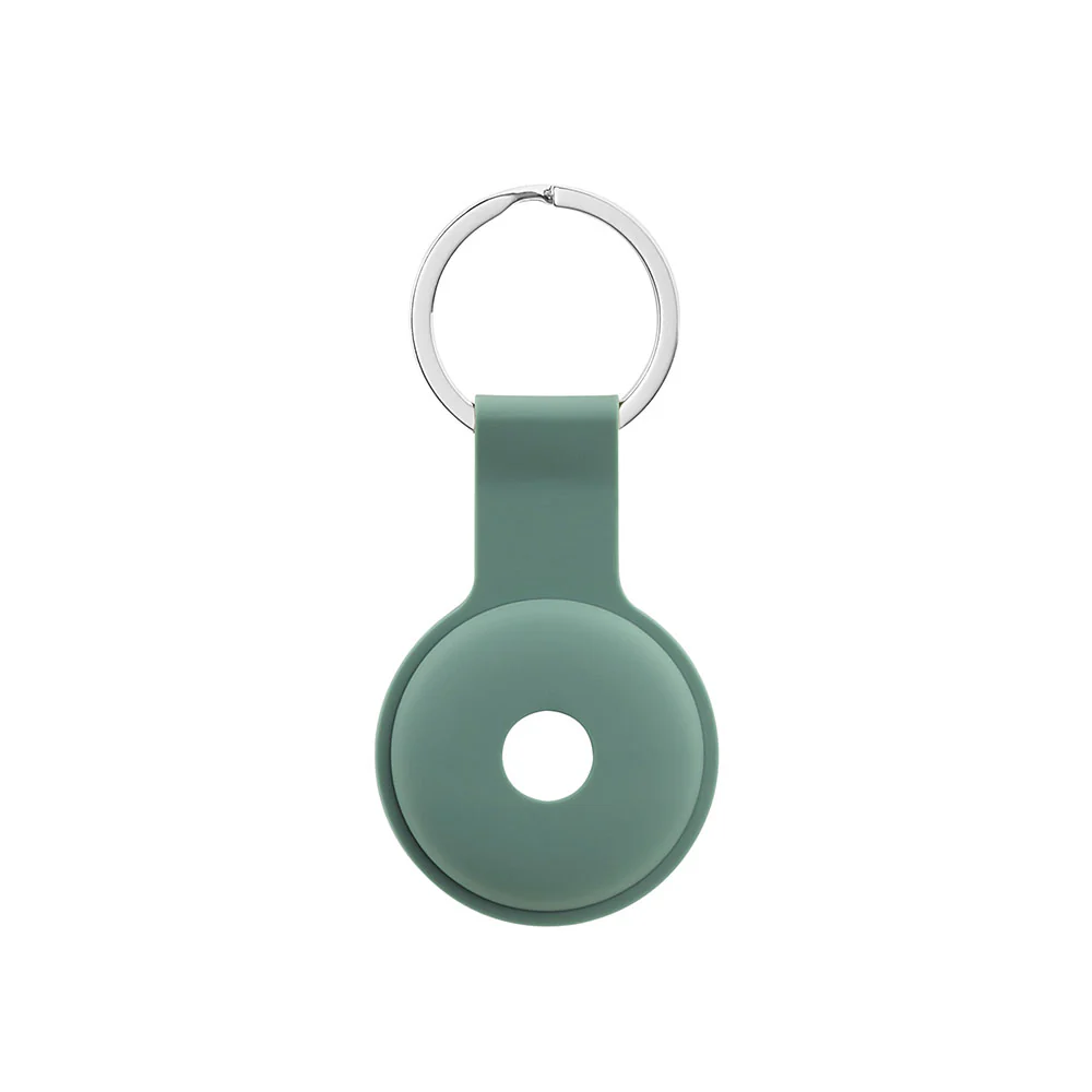 Llavero de silicona para AirTag GiGiTag de INTECAT - Verde Pacífico - Image 4