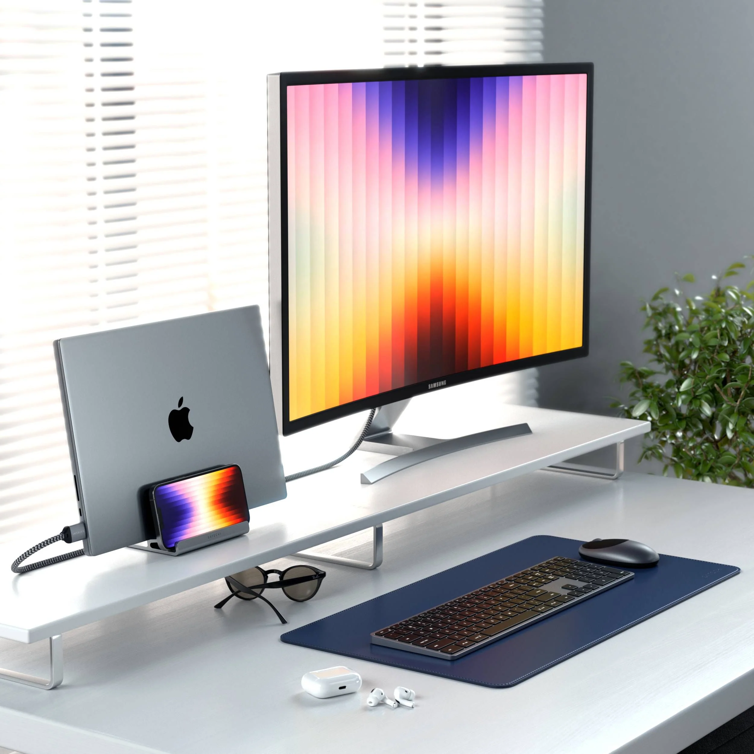 Soporte vertical para MacBook de Satechi - Gris espacial - Image 9