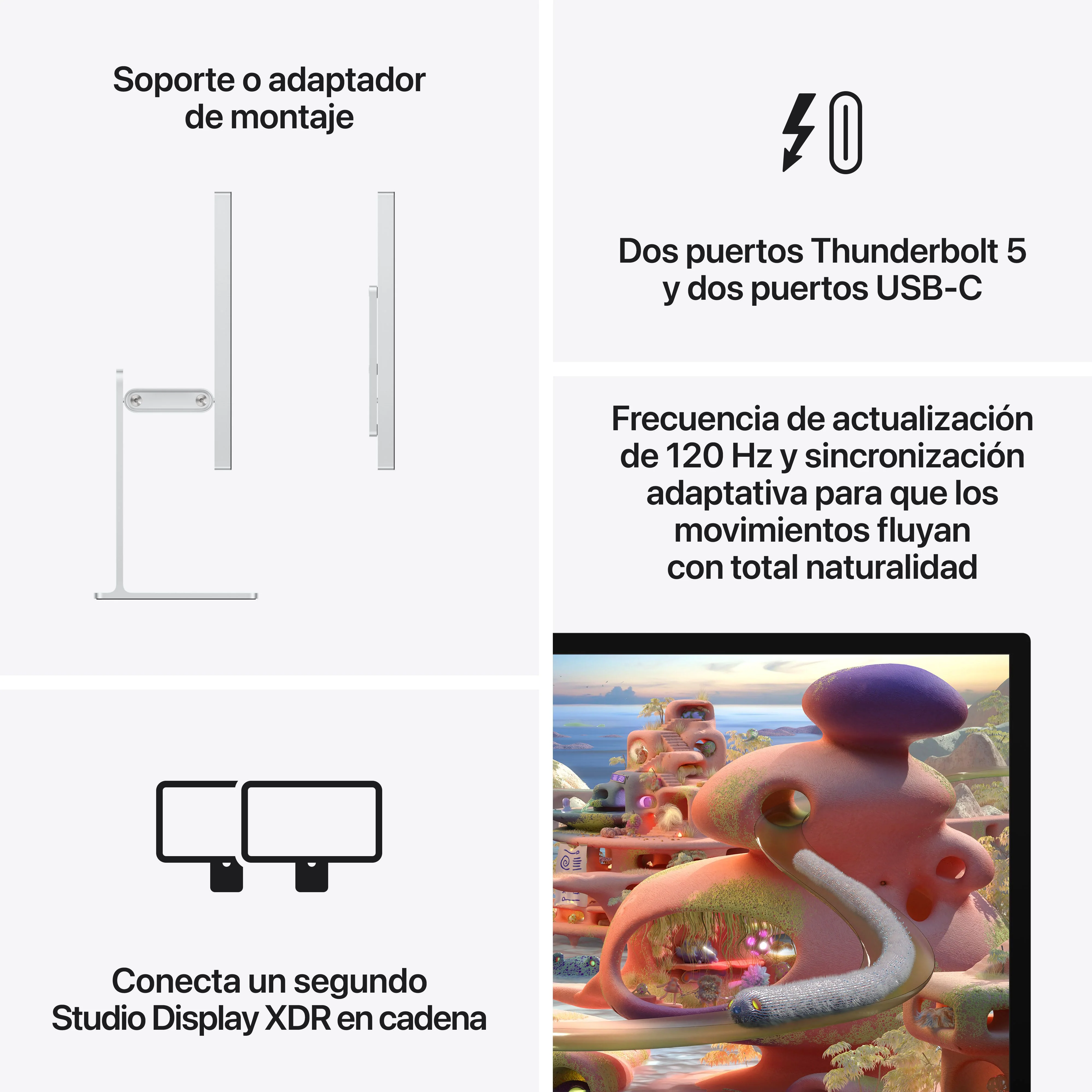Studio Display XDR - Vidrio estándar - Soporte con altura e inclinación ajustables - Image 8