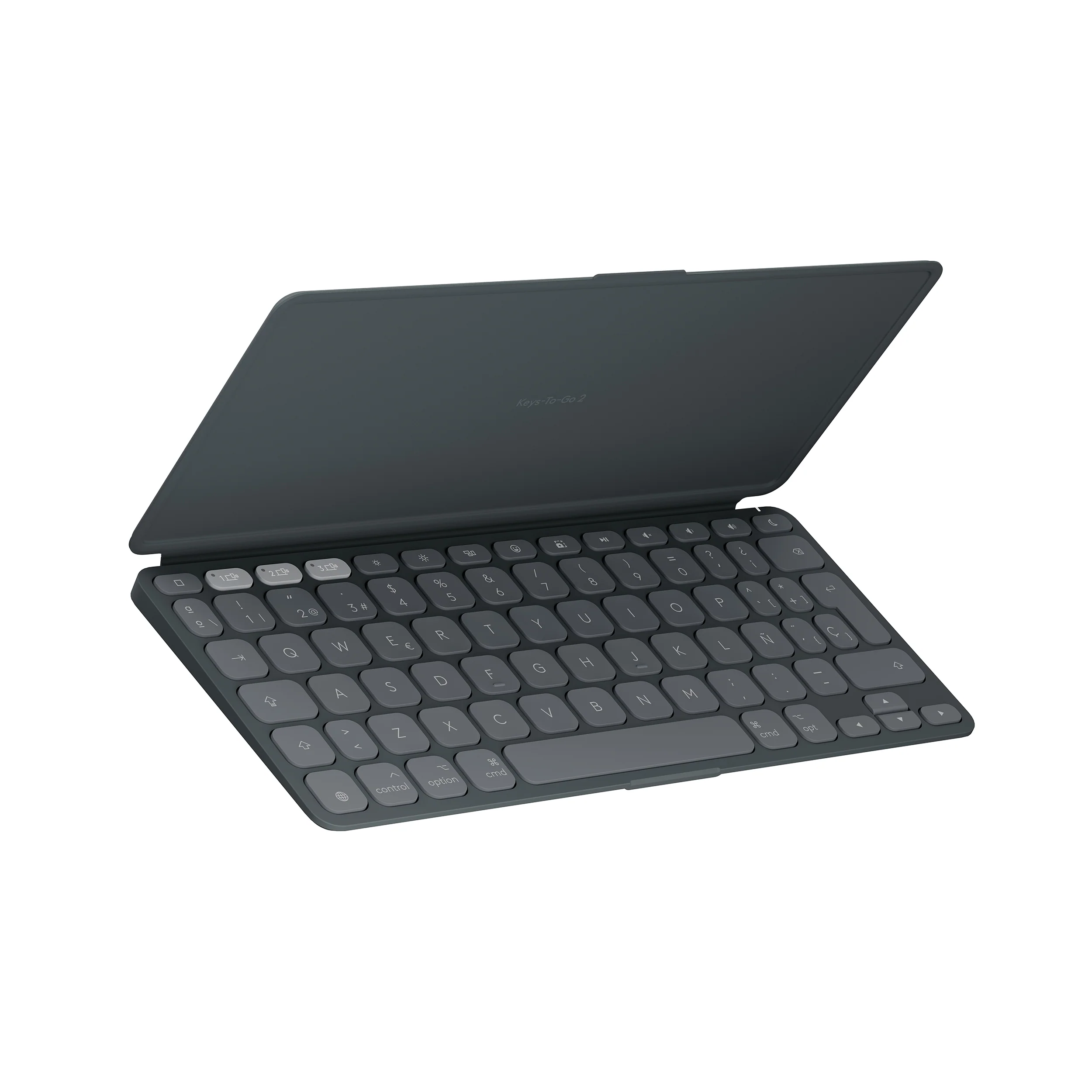 Teclado inalámbrico Keys-To-Go 2 de Logitech - Grafito