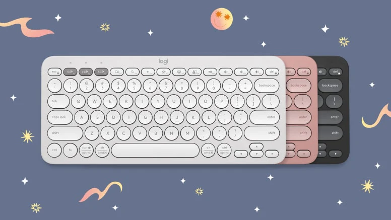 Teclado inalámbrico Pebble Keys 2 K380s de Logitech - Blanco - Image 6