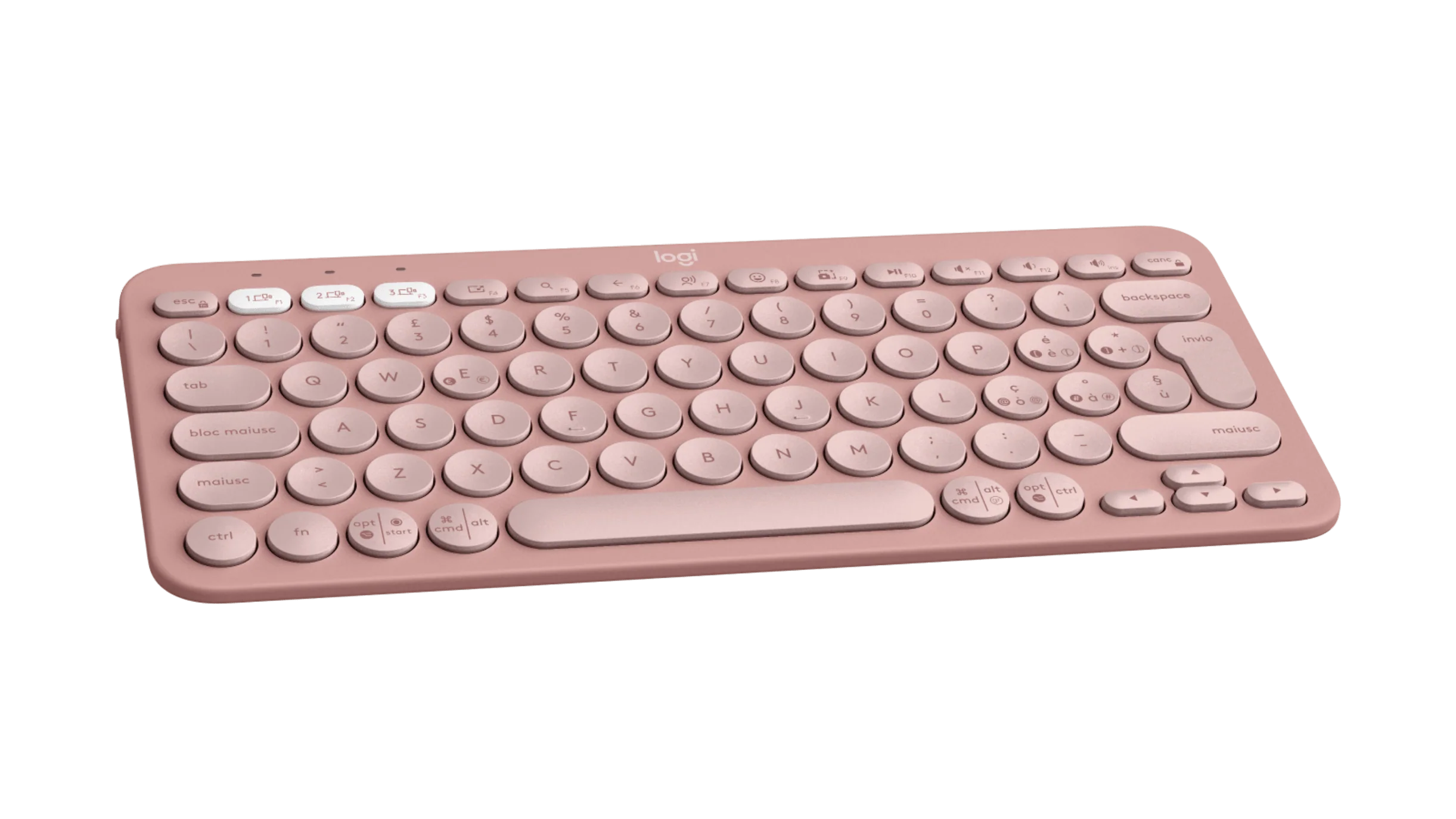 Teclado inalámbrico Pebble Keys 2 K380s de Logitech - Rosa - Image 2