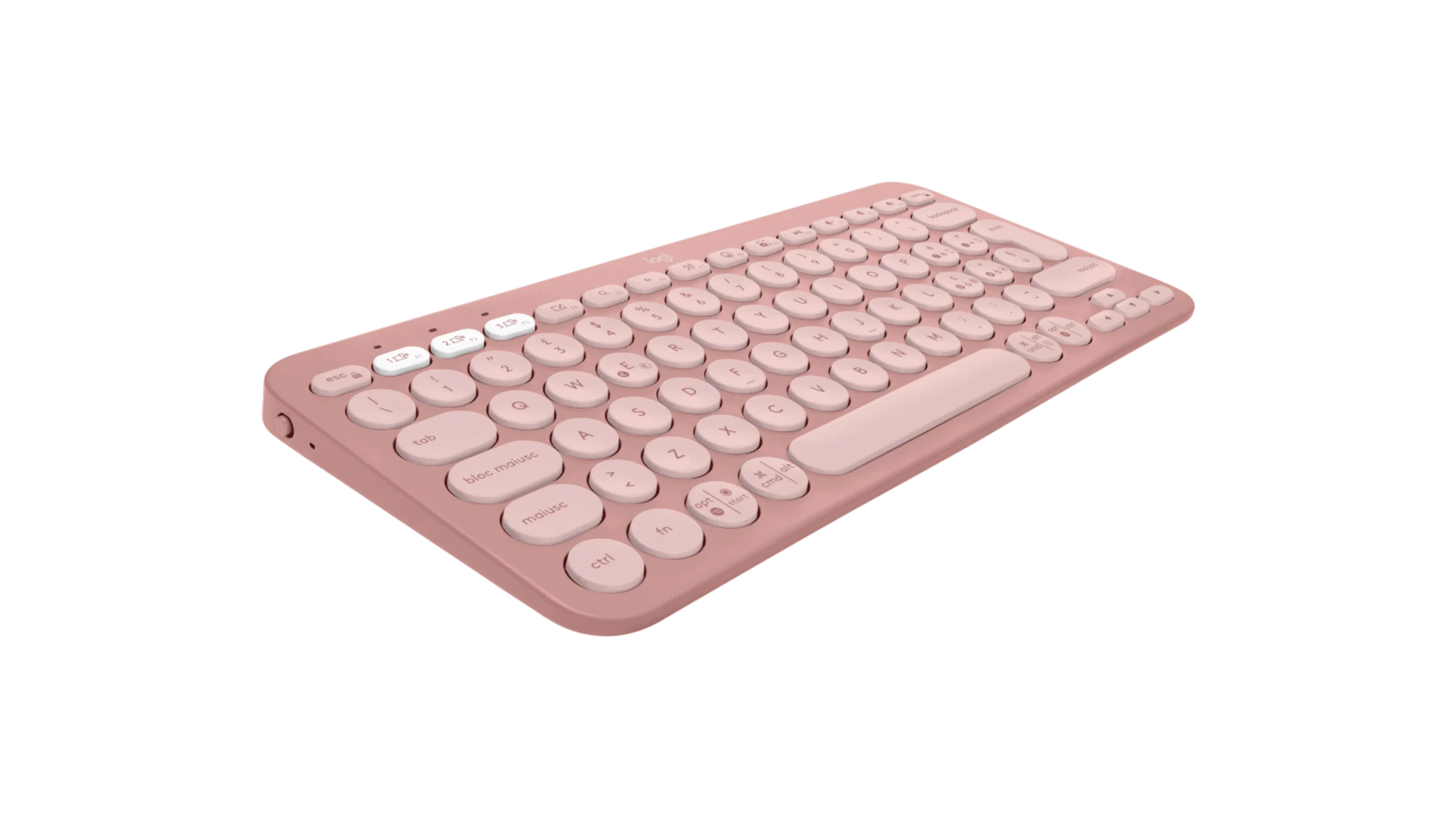 Teclado inalámbrico Pebble Keys 2 K380s de Logitech - Rosa - Image 3