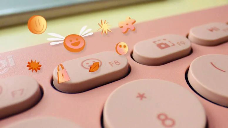 Teclado inalámbrico Pebble Keys 2 K380s de Logitech - Rosa - Image 6